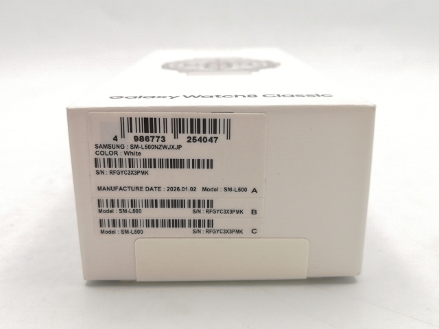 【未使用】SAMSUNG Galaxy Watch8 Classic Bluetoothモデル SM-L500NZWJXJP [ホワイト]【ECセンター】保証期間３ヶ月_2