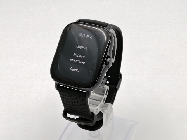 【中古】Zepp Health Amazfit GTS 2 空白文字黒いこと SP170028C171【EC真っただ中】言いはなつ継続期間１ヶ月【位置づけるA】