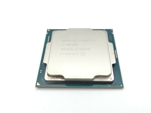 【中古】Intel Core i7-8700K (3.7GHz/TB:4.7GHz) BOX LGA1151/6C/12T/L3 12M/UHD630/TDP95W【ECセンター】保証期間１週間