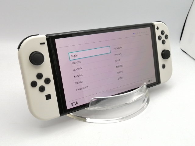 中古】Nintendo Switch 本体 (有機ELモデル) HEG-S-KAAAA ホワイト 