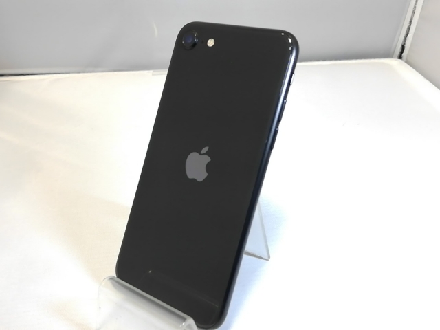 【中古】Apple SoftBank 【SIMロック解除済み】 iPhone SE（第2世代） 128GB ブラック MXD02J/A【秋葉3号】保証期間１ヶ月【ランクC】