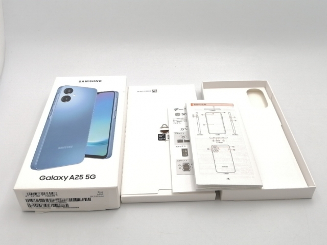 【中古】SAMSUNG au 【SIMフリー】 Galaxy A25 5G ブルー 4GB 64GB SCG33【大須アメ横】保証期間１ヶ月【ランクA】_7