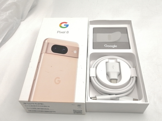中古】Google 国内版 【SIMフリー】 Pixel 8 ローズ 8GB 128GB GZPF0