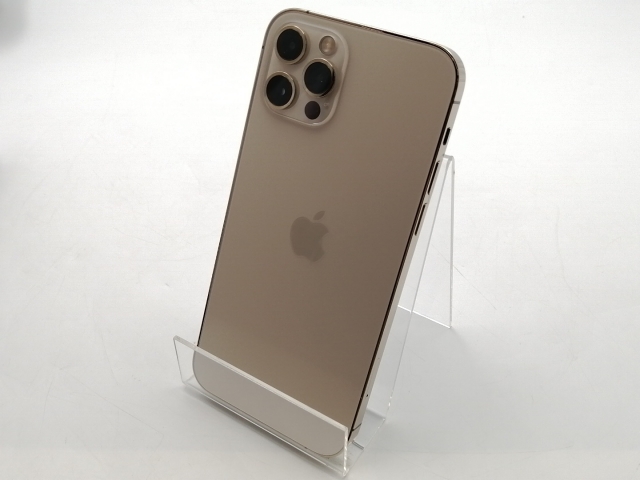 【中古】Apple au 【SIMロック解除済み】 iPhone 12 Pro 128GB ゴールド MGM73J/A【ECセンター】保証期間１ヶ月【ランクB】