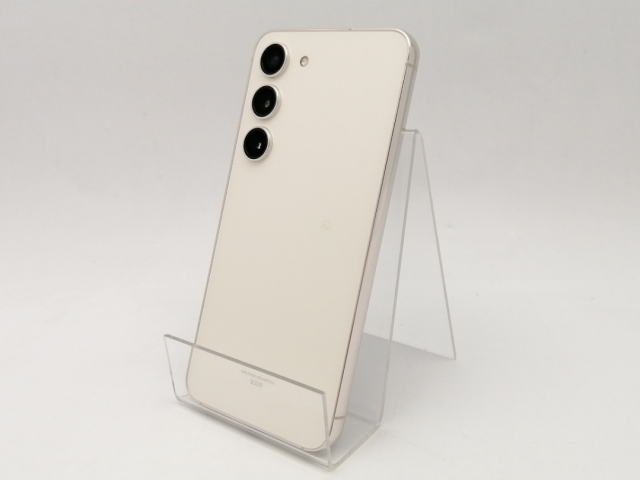 【中古】SAMSUNG au 【SIMフリー】 Galaxy S23 FE クリーム 8GB 256GB SCG24【ECセンター】保証期間１ヶ月【ランクC】