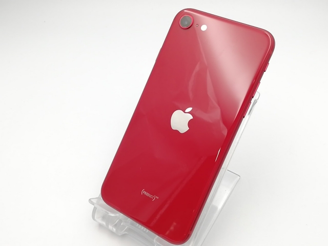 【中古】Apple au 【SIMフリー】 iPhone SE（第3世代） 64GB (PRODUCT)RED MMYE3J/A【ECセンター】保証期間１ヶ月【ランクA】