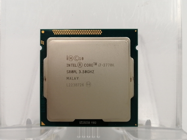 中古 Intel Core i7 7700 3.6GHz 4コア/8スレッド LGA1151(Kaby Lake) 動作確認済み 中古Intel Core i7-7700 (3.6GHz⁄TB:4.2GHz) bulk LGA1151⁄4C⁄8T⁄L3 8M⁄