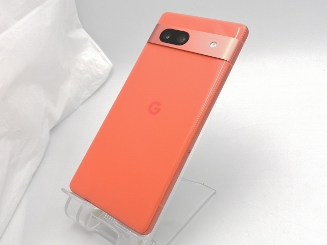 【中古】Google 国内版 【SIMフリー】 Pixel 7a コーラル 8GB 128GB G82U8【ECセンター】保証期間１ヶ月【ランクB】
