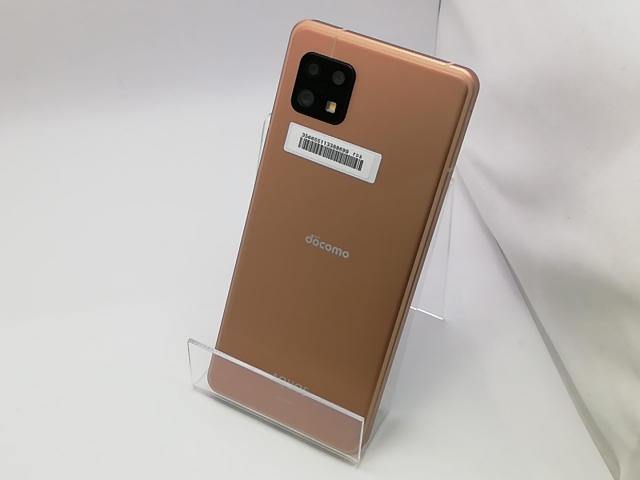 中古】SHARP docomo 【SIMフリー】 AQUOS sense6 ライトカッパー 4GB 