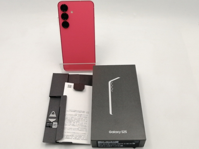 【中古】SAMSUNG 国内版 【SIMフリー】 Galaxy S25 コーラルレッド 12GB 256GB【ECセンター】保証期間１ヶ月【ランクB】_7