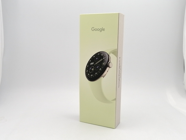 【未使用】Google Pixel Watch4 Wi-Fiモデル 41mm Champagne Gold アルミケース/Lemongrass アクティブ バンド【ECセンター】保証期間３ヶ月