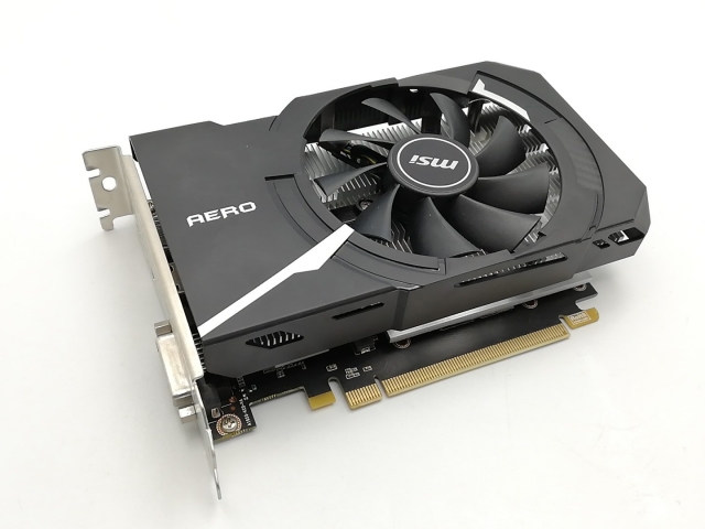 中古】MSI GeForce GTX 1650 D6 AERO ITX OCV3 GTX1650/4GB(GDDR6)【EC