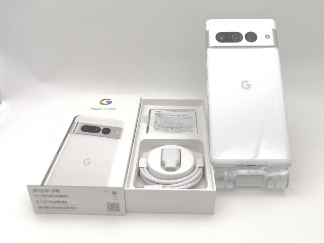 【中古】Google 国内版 【SIMフリー】 Pixel 7 Pro スノー 12GB 128GB GFE4J【ECセンター】保証期間１ヶ月【ランクB】