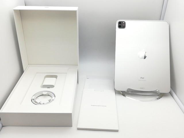 【中古】Apple iPad Pro 11インチ（第3世代） Wi-Fiモデル 128GB シルバー MHQT3J/A【ECセンター】保証期間１ヶ月【ランクA】