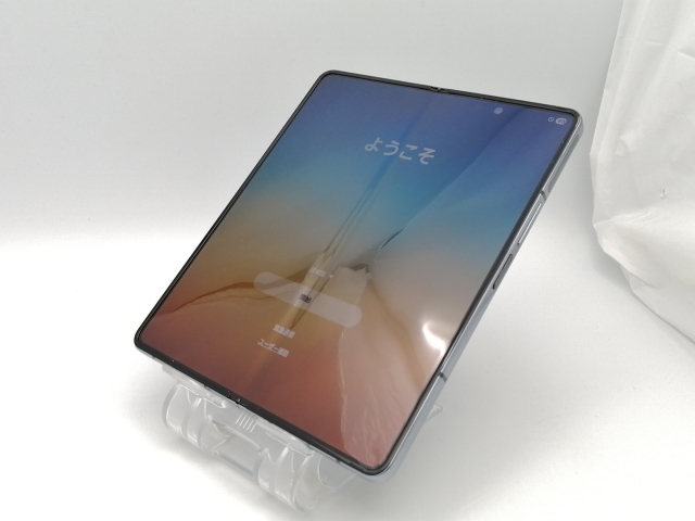 【中古】SAMSUNG au 【SIMフリー】 Galaxy Z Fold4 12GB 256GB SCG16 グレイグリーン【ECセンター】保証期間１ヶ月【ランクB】_1