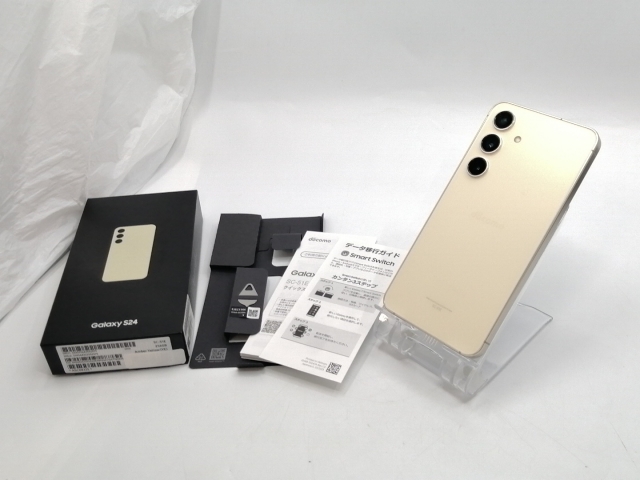 中古】【安心保証】 Galaxy S24 SC-51E[256GB] docomo アンバー