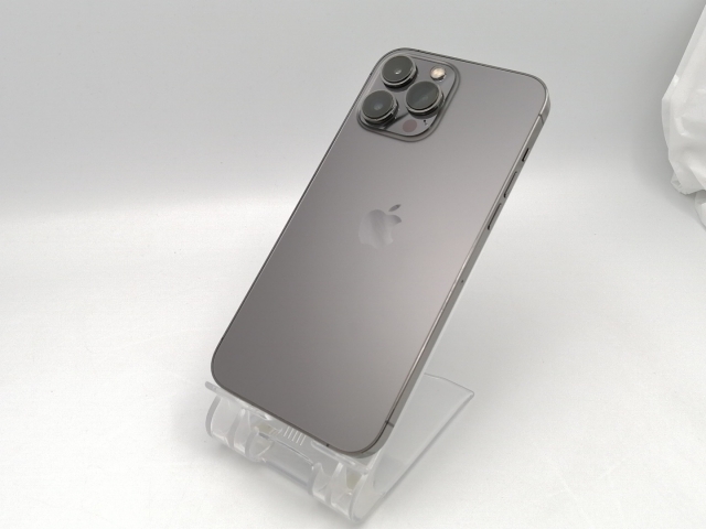 【中古】Apple docomo 【SIMフリー】 iPhone 13 Pro Max 128GB グラファイト MLJ43J/A【ECセンター】保証期間１ヶ月【ランクB】