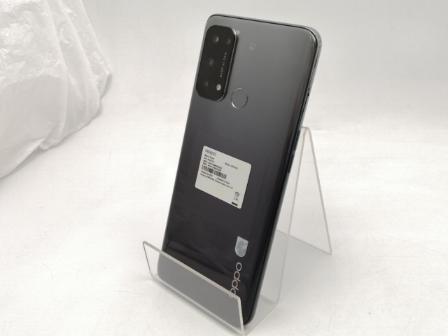 【中古】Oppo 国内版 【SIMフリー】 OPPO Reno5 A シルバーブラック 6GB 128GB CPH2199【ECセンター】保証期間１ヶ月【ランクB】
