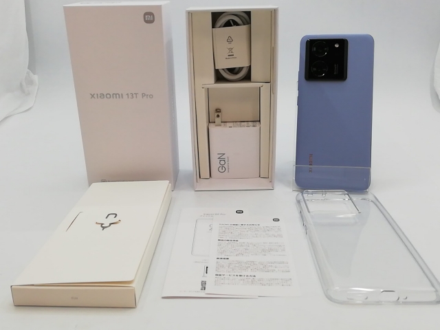 美品 中古 Xiaomi 13T アルパインブルー 256GB 8GB 中古】Xiaomi au