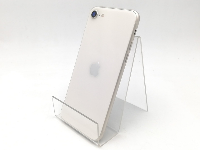 【中古】Apple 国内版 【SIMフリー】 iPhone SE(第3世代) 64GB スターライト MMYD3J/A【ECセンター】保証期間1ヶ月【ランクB】