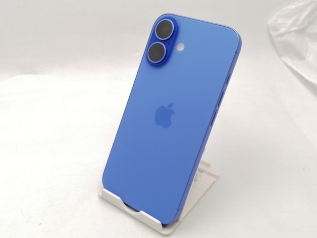 【中古】Apple 国内版 【SIMフリー】 iPhone 16 128GB ウルトラマリン MYDU3J/A【ECセンター】保証期間１ヶ月【ランクB】