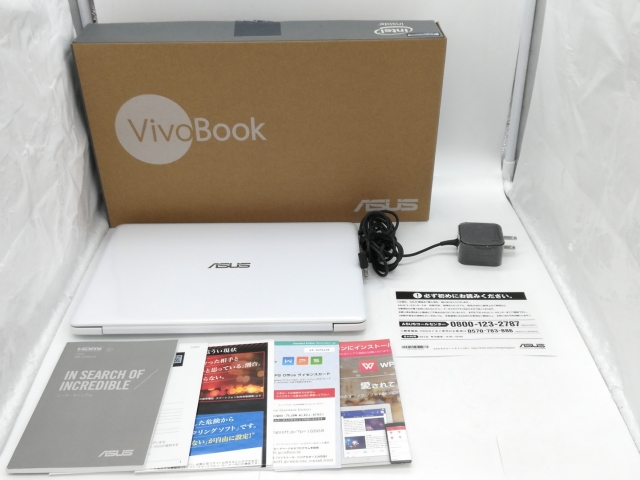 【中古】ASUS E203MA E203MA-4000W パールホワイト【Celeron N4000 4G 64G(eMMC) WiFi 11LCD(1366x768)】【DS秋葉】保証期間１ヶ月【ランクB】