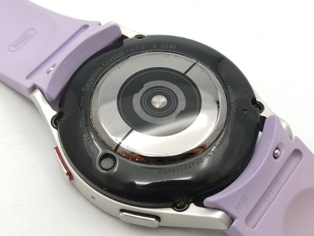 【中古】SAMSUNG Galaxy Watch5 40mm Wi-Fi/Bluetoothモデル SM-R900NZSAXJP シルバー【ECセンター】保証期間１ヶ月【ランクC】_5