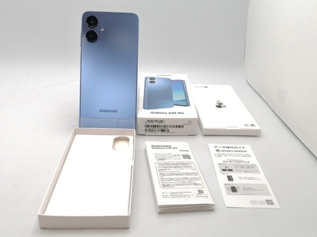 【中古】SAMSUNG UQmobile 【SIMフリー】 Galaxy A25 5G ブルー 4GB 64GB SCG33【高崎モントレー】保証期間１ヶ月【ランクA】_7