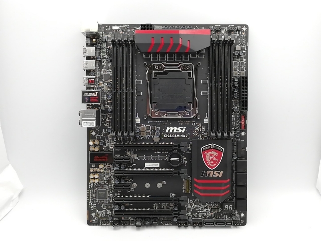 【中古】MSI X99A GAMING 7 X99/LGA2011-v3(DDR4)/M.2(x4)/SATA Express/USB 3.1(Type-A)/ATX【ECセンター】保証期間１週間