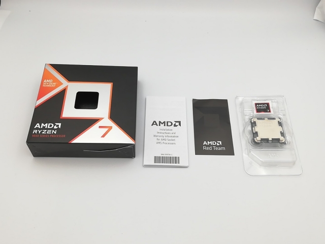中古】AMD Ryzen 7 9800X3D (4.7GHz/TC:5.2GHz) BOX AM5/8C/16T