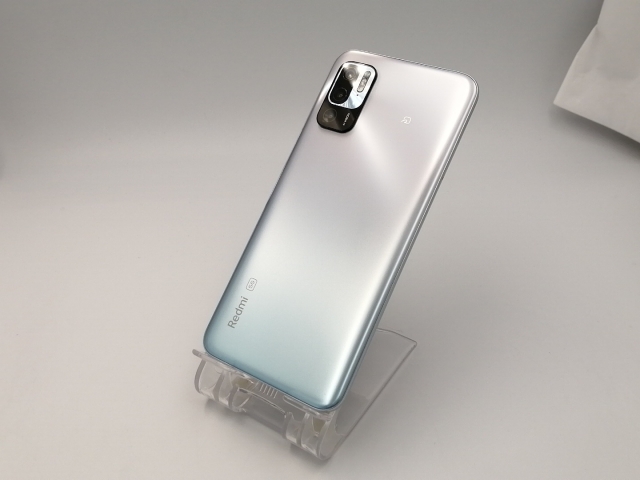 中古】Xiaomi au 【SIMフリー】 Redmi Note 10 JE クロームシルバー