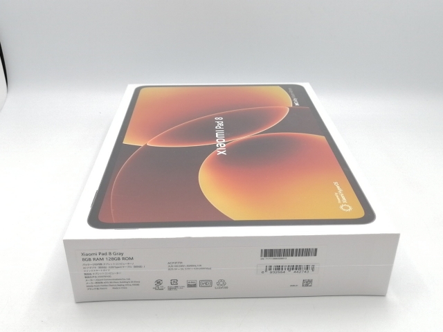未使用】Xiaomi 国内版 【Wi-Fi】 Xiaomi Pad 8 グレー 【Snapdragon 