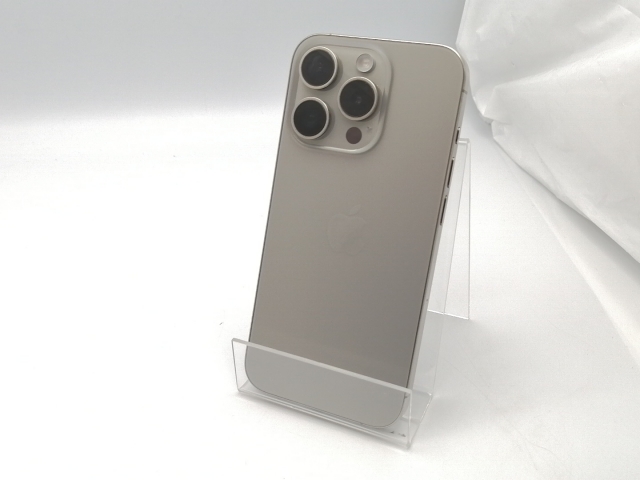 中古】Apple 国内版 【SIMフリー】 iPhone 15 Pro 128GB ナチュラル