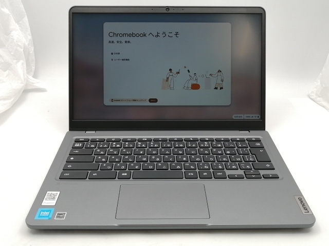 【中古】Lenovo Lenovo 14e Chromebook Gen 3 SoftBank グレー 【Intel N100 4G 64G WiFi 14LCD(1920×1080)】【ECセンター】保証期間１ヶ月【ランクB】