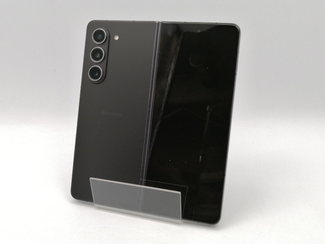 【中古】SAMSUNG docomo 【SIMフリー】 Galaxy Z Fold5 ファントムブラック 12GB 512GB SC-55D【ECセンター】保証期間１ヶ月【ランクB】