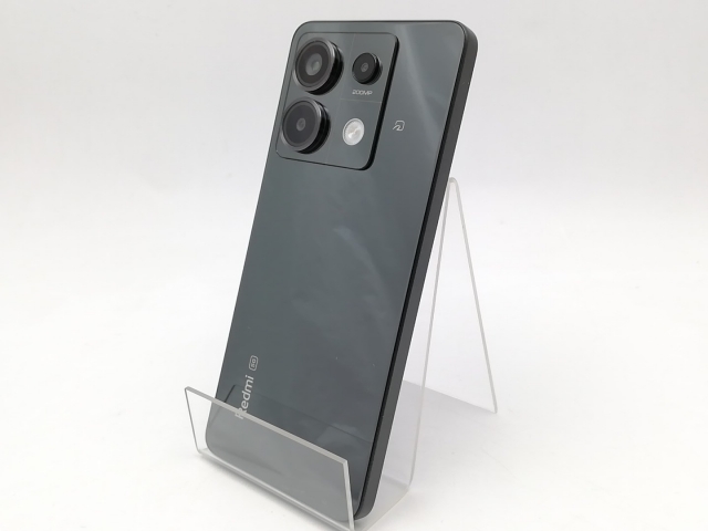 【中古】Xiaomi au 【SIMフリー】 Redmi Note 13 Pro 5G ミッドナイトブラック 8GB 256GB XIG05【ECセンター】保証期間１ヶ月【ランクB】