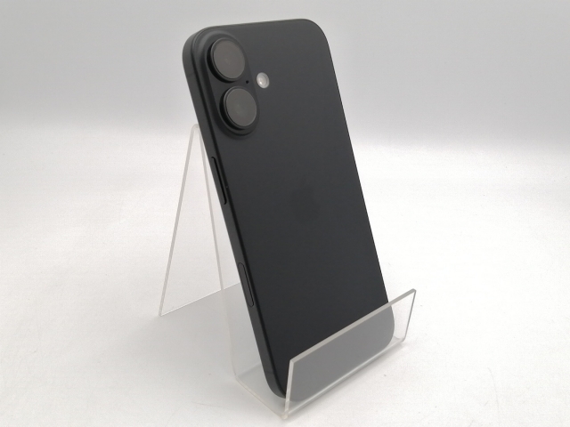 中古】Apple docomo 【SIMフリー】 iPhone 16 128GB ブラック MYDQ3J/A