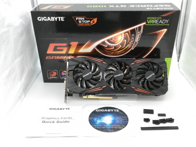 GIGABYTE GV-N1080G1 GAMING-8GB 中古品 中古】GIGABYTE GeForce GTX 1080 G1 Gaming 8G(GV-N1080G1 GAMING-8GD