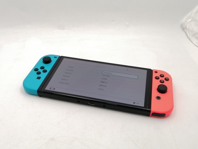 未使用】Nintendo Switch 本体 (有機ELモデル) HEG-S-KABAA ネオン