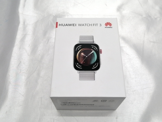 【未使用】Huawei HUAWEI WATCH FIT 3 グレー【ECセンター】保証期間３ヶ月