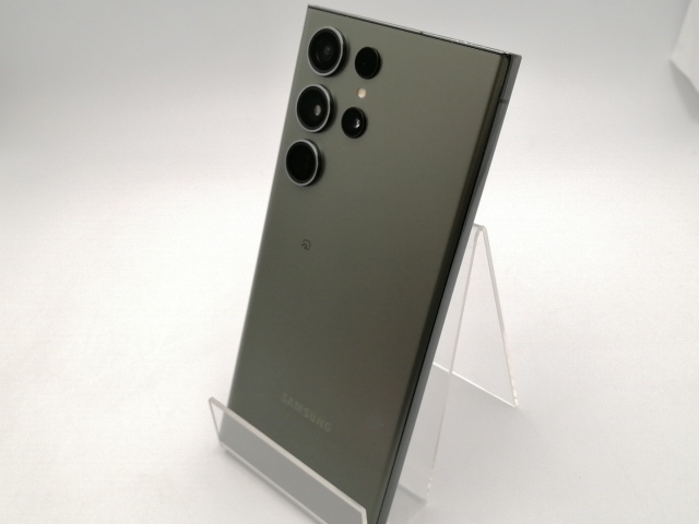 中古】SAMSUNG au 【SIMフリー】 Galaxy S23 Ultra グリーン 12GB 