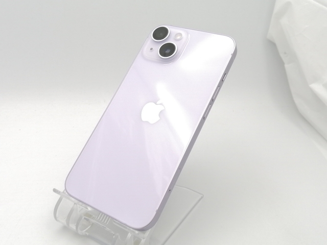 中古】Apple 国内版 【SIMフリー】 iPhone 14 128GB パープル MPUY3J/A 