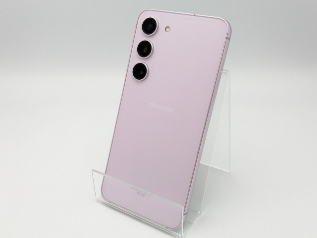 【中古】SAMSUNG docomo 【SIMフリー】 Galaxy S23 ラベンダー 8GB 256GB SC-51D【ECセンター】保証期間１ヶ月【ランクC】