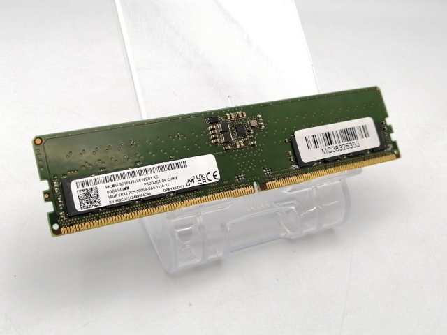 【中古】DDR5 16GB 2枚組（合計32GB） DDR5-5600(PC5-44800)【デスクトップPC用】【ECセンター】保証期間１週間