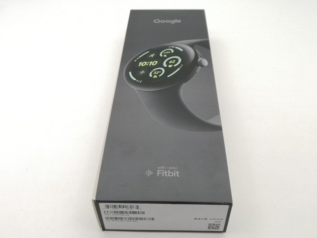 【未使用】Google Pixel Watch3 Wi-Fiモデル 45mm Matte Black アルミケース/Obsidian アクティブ バンド【ECセンター】保証期間３ヶ月