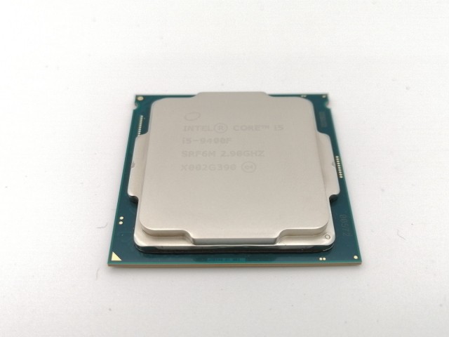 【中古】Intel Core i5-9400F (2.9GHz/TB:4.1GHz/SRF6M/U0) BOX LGA1151/6C/6T/L3 9M/No iGPU/TDP65W【ECセンター】保証期間１週間