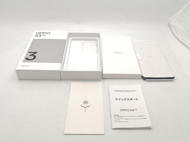 【未使用】Oppo ymobile 【SIMフリー】 OPPO A3 5G 4GB 128GB ブラック【ECセンター】保証期間３ヶ月_2