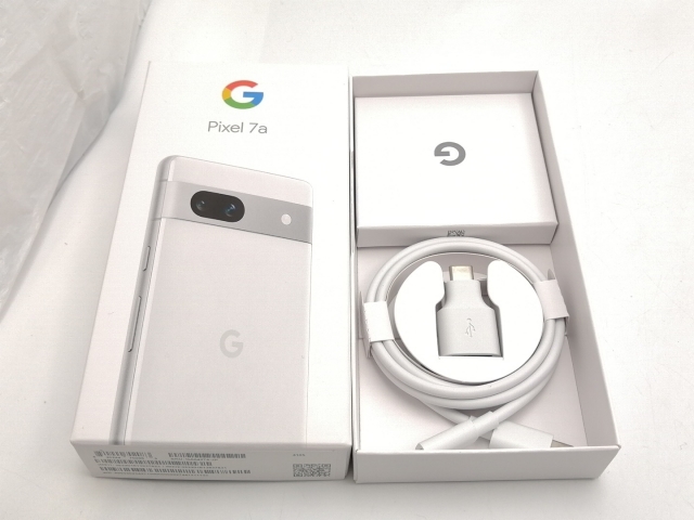 【中古】Google au 【SIMフリー】 Pixel 7a スノー 8GB 128GB G82U8【ECセンター】保証期間１ヶ月【ランクA】_7