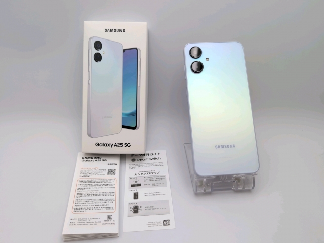 【中古】SAMSUNG UQmobile 【SIMフリー】 Galaxy A25 5G ライトブルー 4GB 64GB SCG33【高崎モントレー】保証期間１ヶ月【ランクA】_2