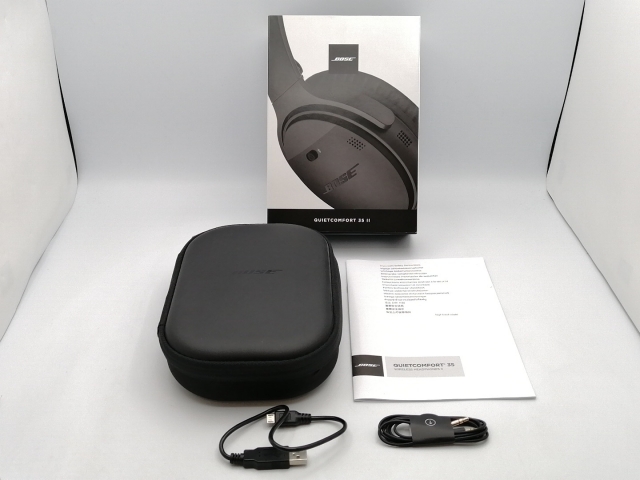 中古】BOSE QuietComfort 35 wireless headphones II ブラック【EC 